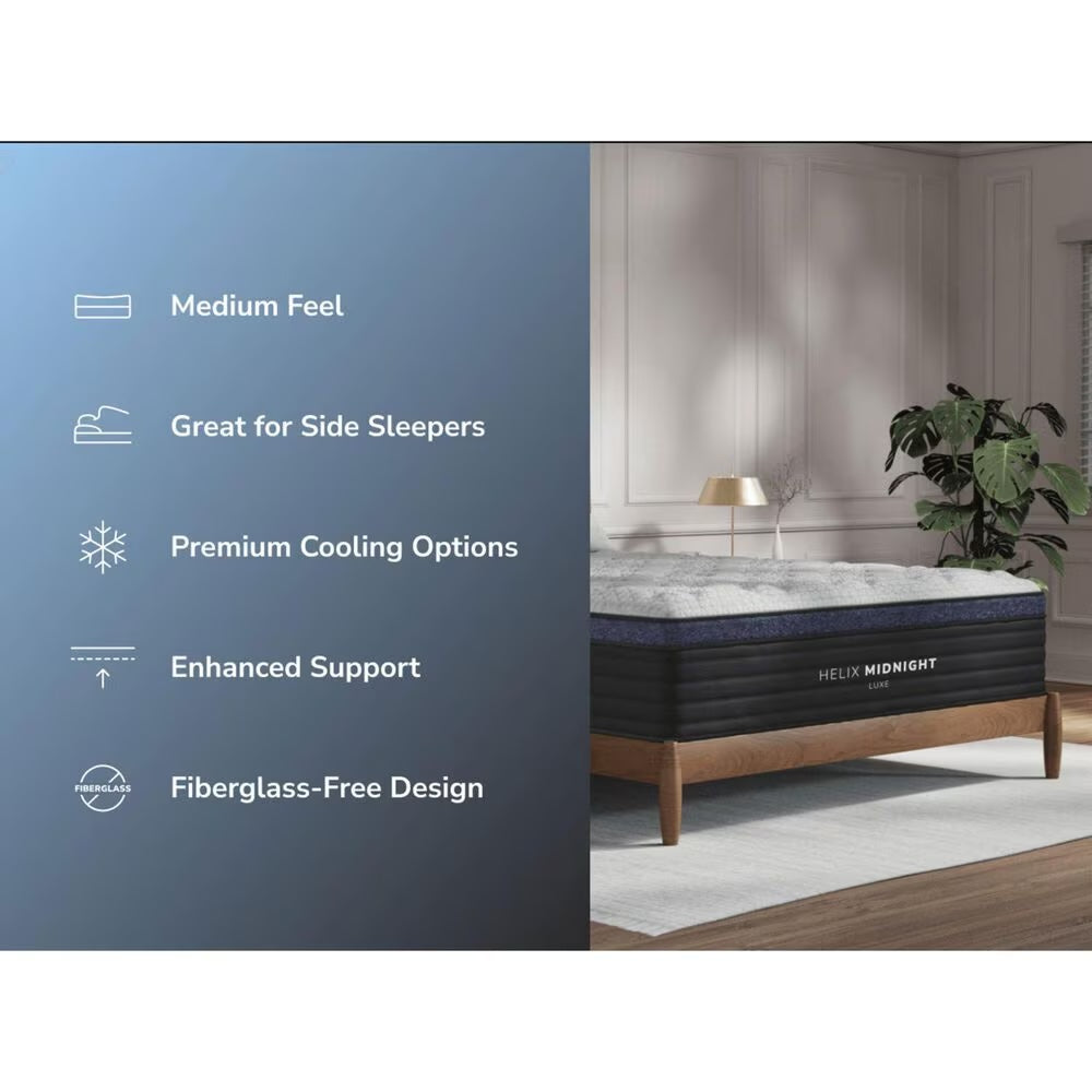 Helix Midnight Luxe with GlacioTex Cooling Cover